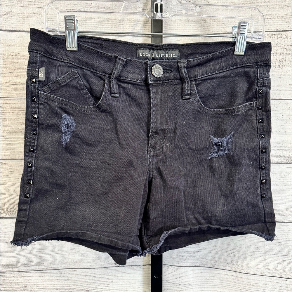 Rock & Republic Studded Shorts